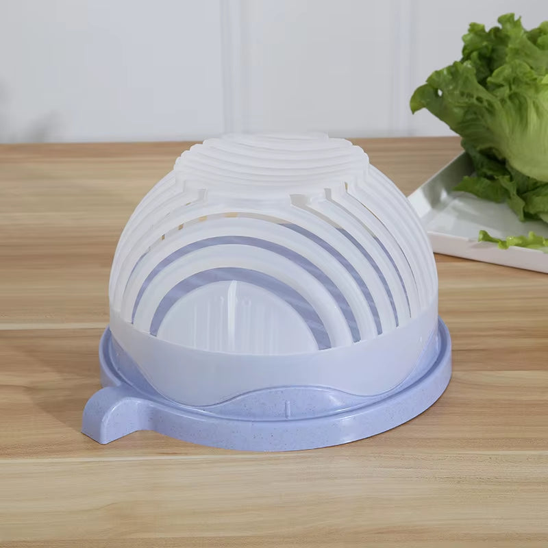 Salad Cutter Bowl — Chop & Serve in One