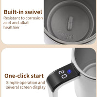Electric Self-Mixing Mug — USB Rechargeable, 380ml