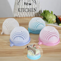 Salad Cutter Bowl — Chop & Serve in One