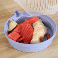 Salad Cutter Bowl — Chop & Serve in One