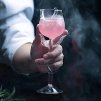 Rose Cocktail Glass — Elegant Stemmed Wine Goblet