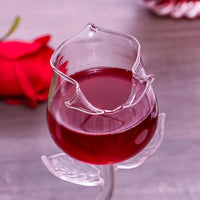 Rose Cocktail Glass — Elegant Stemmed Wine Goblet