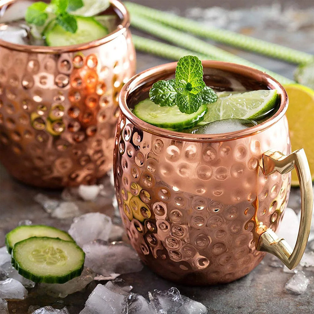 Moscow Mule Copper Mugs — Premium Bar Drinkware