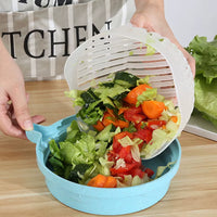 Salad Cutter Bowl — Chop & Serve in One